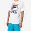 Fila Logo Graphic T-shirt White / Fila Navy / Fila Red