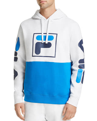 Fila Marzio Fleece Hoodie White/Blue