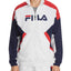 Fila Olivero Color-block Windbreaker Jacket White/Peacoat/Red