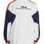 Fila Olivero Color-block Windbreaker Jacket White/Peacoat/Red