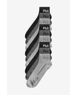 Fila Racing Stripes Quarters Pack Of 10 Gray Multi thumbnail 1