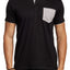 Filthy Etiquette Black & Beige Mason Polo Shirt