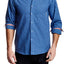 Filthy Etiquette Blue & Black Harper Button-Up Shirt
