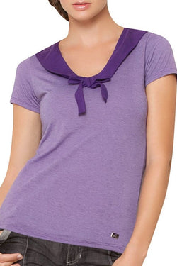 Fiory Purple Sailor Alba Top thumbnail 1