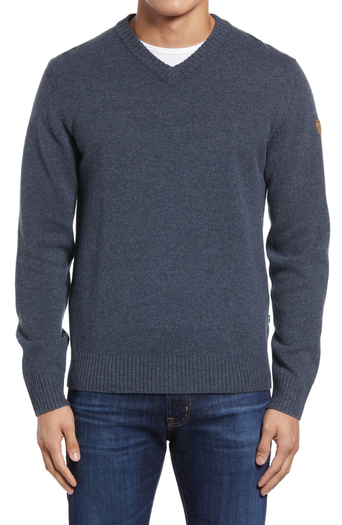 Fjallraven Men's Ovik Wool Sweater Navy