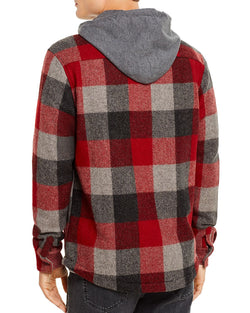 Flag & Anthem Bondsville Regular Fit Shirt Jacket Red/Plaid thumbnail 2