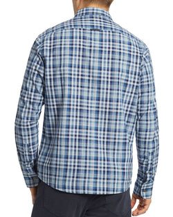 Flag & Anthem Clayton Pocket Plaid Regular Fit Button-down Shirt Blue Multi thumbnail 2