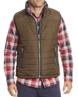 Flag & Anthem Langley Puffer Vest Olive thumbnail 1
