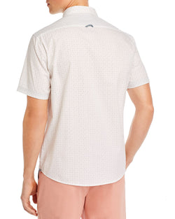 Flag & Anthem Millington Slim Fit Short-sleeve Shirt White/Blue Dot thumbnail 2