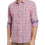 Flag & Anthem Rangerville Cotton Plaid Slim Fit Button-up Shirt Red