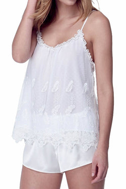 Flora By Flora Nikrooz Ivory Ophelia Embroidered Cami thumbnail 2