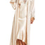 Flora By Flora Nikrooz PLUS Satin Stella Robe in Almond