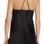 Flora Nikrooz Black Satin Jacquelyne Chemise
