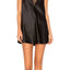 Flora Nikrooz Black Satin Jacquelyne Chemise