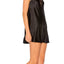 Flora Nikrooz Black Satin Jacquelyne Chemise