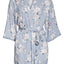 Flora Nikrooz Gray Lucca Floral Knit Kimono Wrap Robe