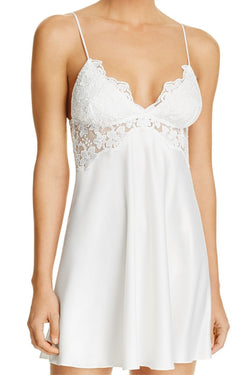 Flora Nikrooz Ivory Farrah Charmeuse Chemise thumbnail 1