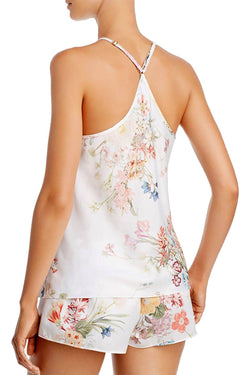 Flora Nikrooz Ivory Petra Floral Print Camisole / Short Lounge Set thumbnail 4