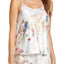 Flora Nikrooz Ivory Petra Floral Print Camisole / Short Lounge Set