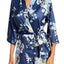 Flora Nikrooz Midnight Petra Kimono Wrap Robe