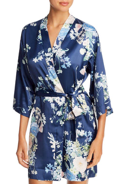 Flora Nikrooz Midnight Petra Kimono Wrap Robe thumbnail 2