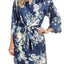 Flora Nikrooz Midnight Petra Kimono Wrap Robe