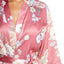 Flora Nikrooz Rosewater Arisa Floral Print Kimono Wrap Robe