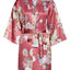 Flora Nikrooz Rosewater Arisa Floral Print Kimono Wrap Robe