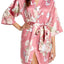 Flora Nikrooz Rosewater Arisa Floral Print Kimono Wrap Robe