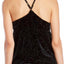 Flora by Flora Nikrooz Black Velvet Erika Burnout Pajama Top