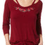 Flora by Flora Nikrooz Brick Eleanor Cut Out Neckline Lounge Top
