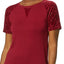 Flora by Flora Nikrooz Brick-Red Erika Velvet-Sleeve Knit PJ Set
