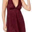 Flora by Flora Nikrooz Burgundy Bisou Burnout Chemise