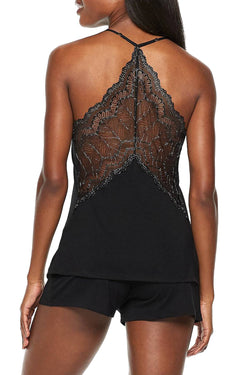 Flora by Flora Nikrooz Kat Knit Sleep Set in Black thumbnail 3