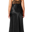 Flora by Flora Nikrooz PLUS Black Satin Stella Nightgown