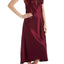 Flora by Flora Nikrooz PLUS Bordeaux Satin Charmeuse Stella Nightgown