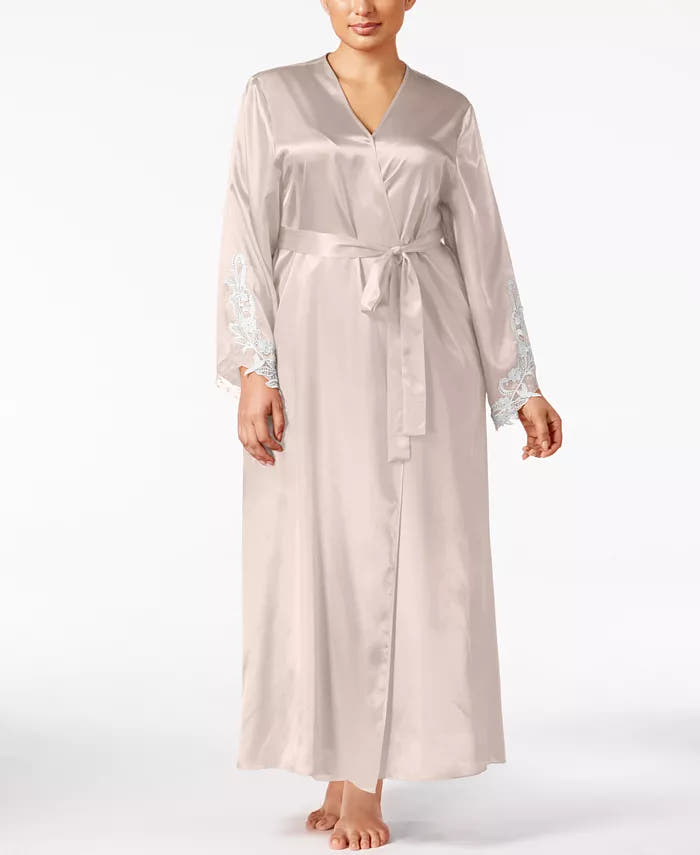 Flora by Flora Nikrooz Plus Size Satin Stella Robe
