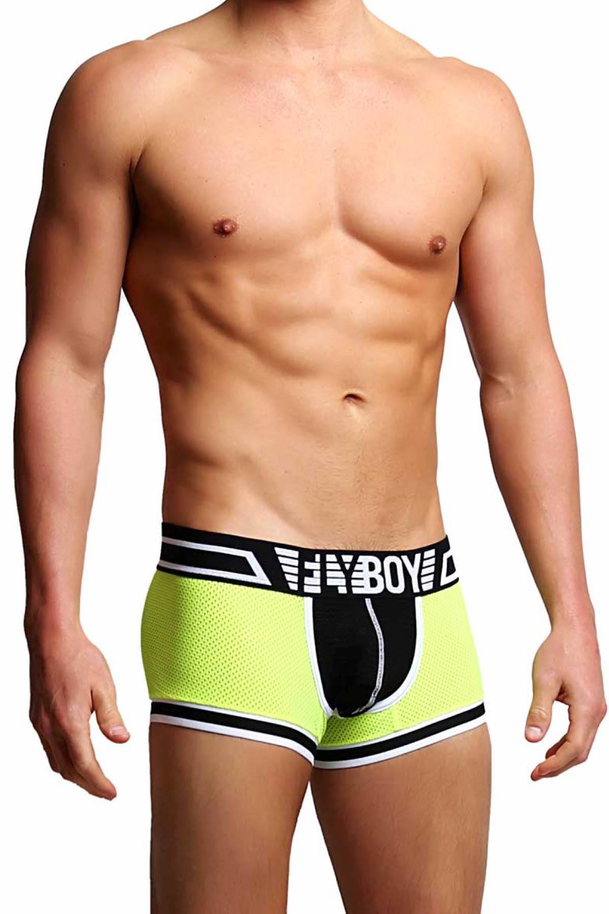 FlyBoy Chartreuse Tennis Trunk