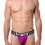 FlyBoy Fluorescent-Purple Sport Mesh Thong