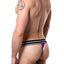 FlyBoy Fluorescent-Purple Sport Mesh Thong