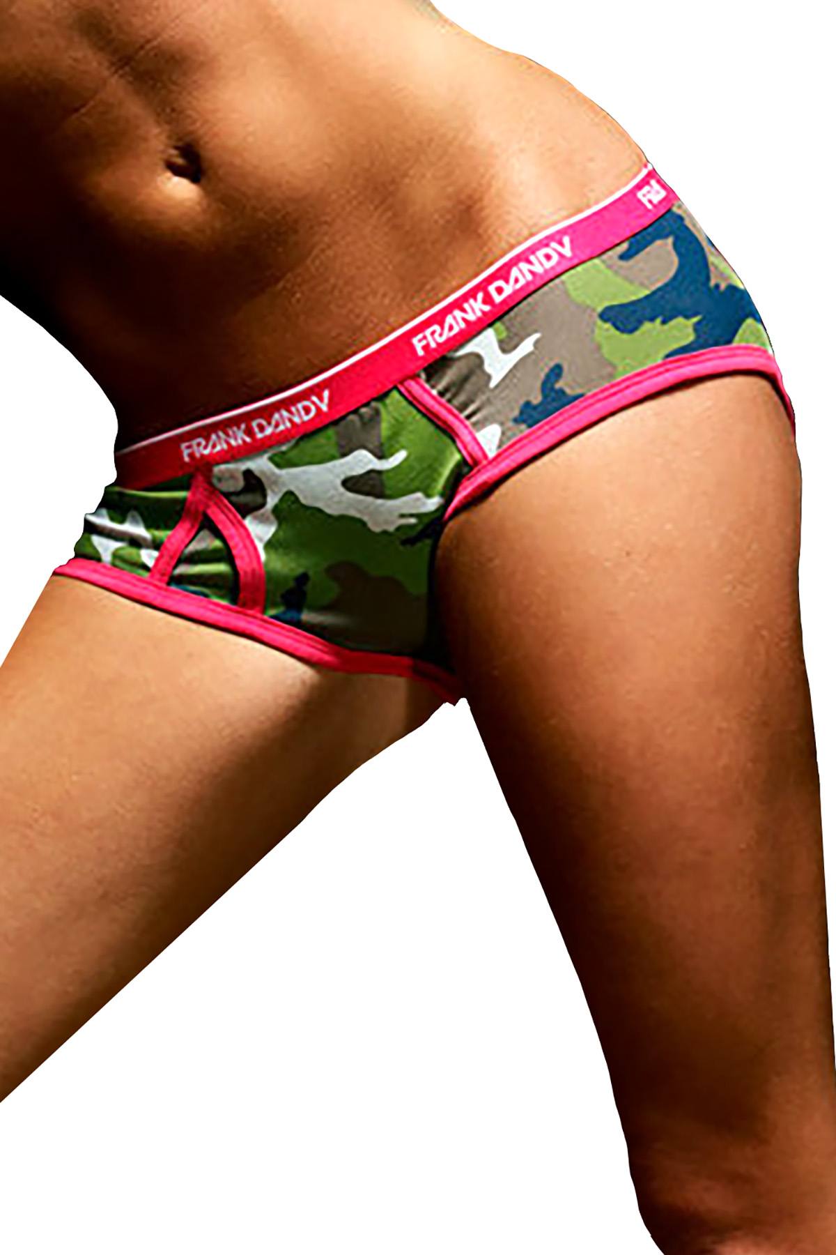 Frank Dandy Pink/Camo De Crillon Brief