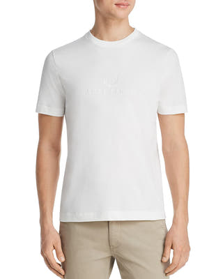 Fred Perry Embroidered Logo Tee Snow White