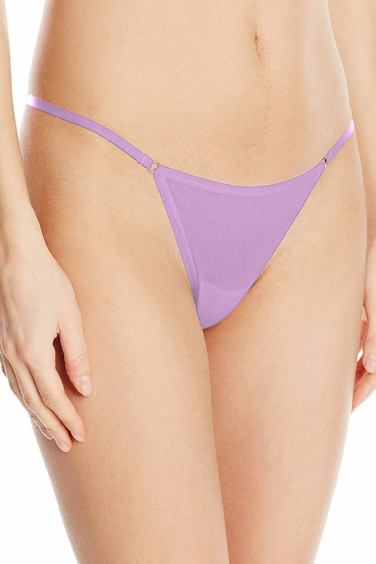 Frederick's Of Hollywood Lavender Ring Thong