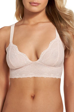 Free People Apricot Let-Me-Kiss-You Lace Bralette thumbnail 3
