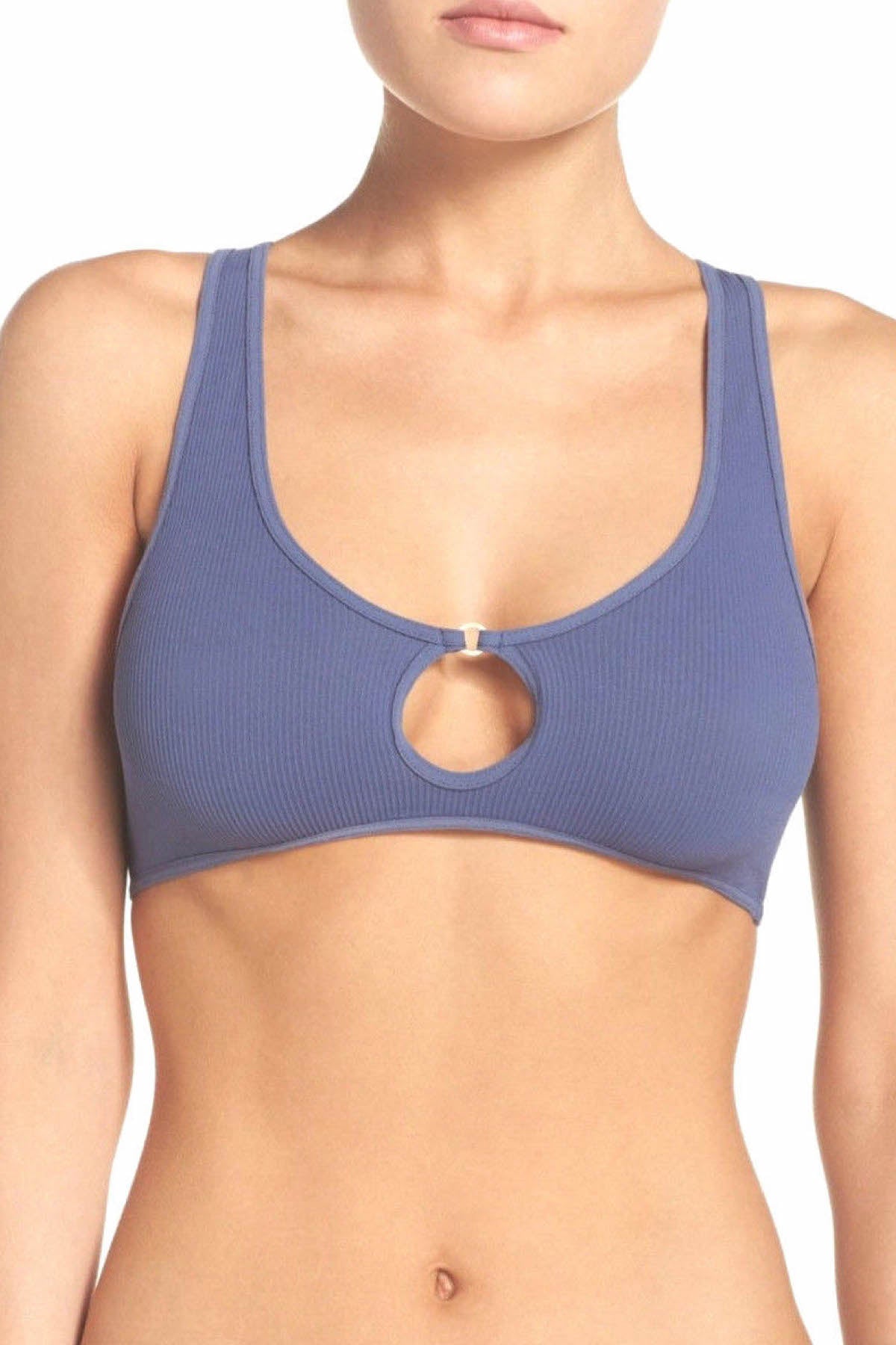 Free People Intimately Blue Moon Seamless Chalice Bralette