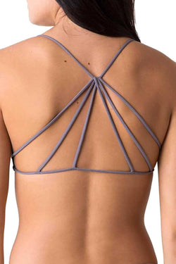 Free People Intimately Graphite Seamless Strappy Back Bralette thumbnail 2