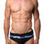 Freedom Reigns Black/Aqua-Camo Tech-Pro Swim Brief
