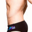 Freedom Reigns Black/Aqua-Camo Tech-Pro Swim Brief