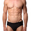 Freedom Reigns Black/Green-Camo Combat Swim Brief