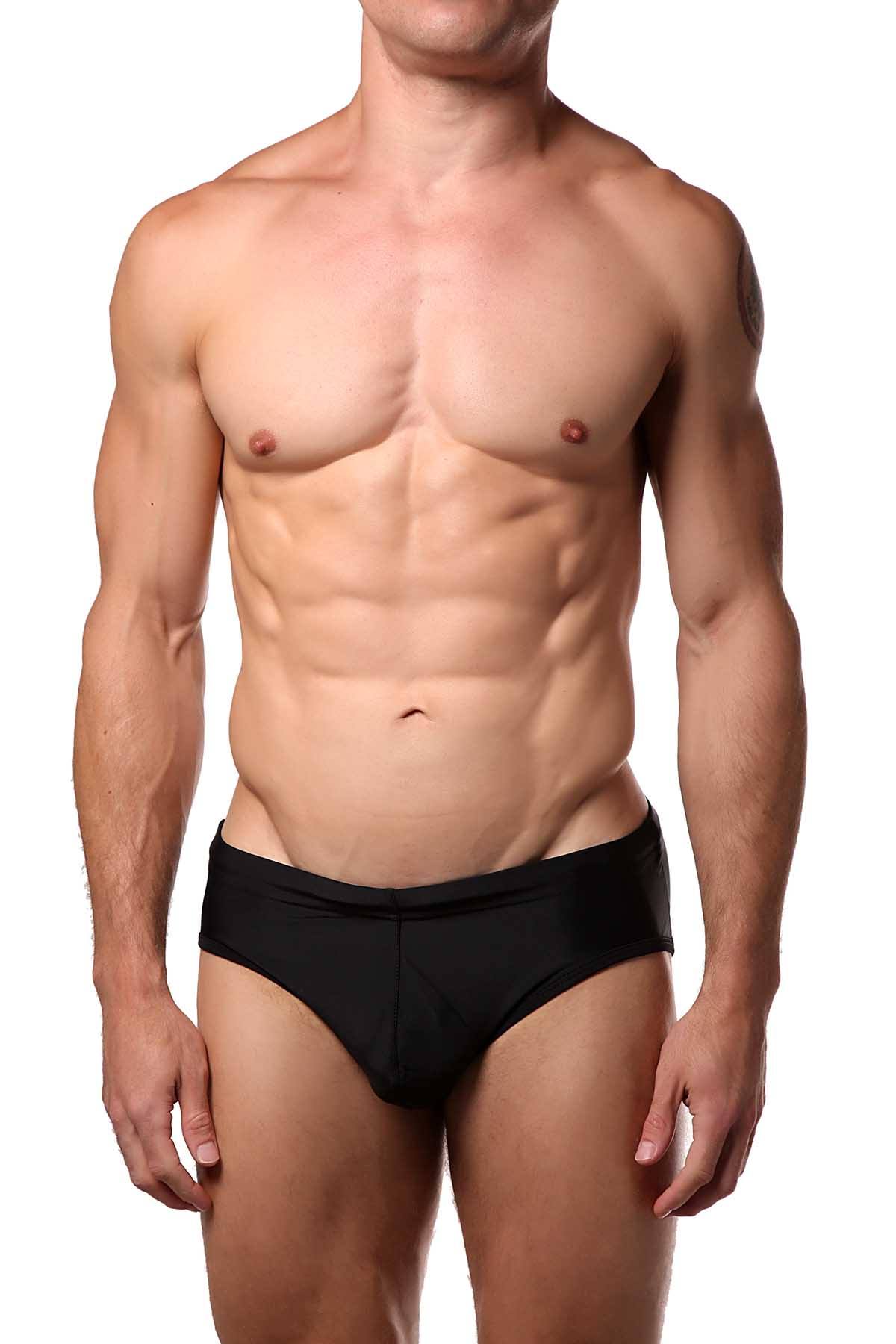 Freedom Reigns Black/Green-Camo Combat Swim Brief